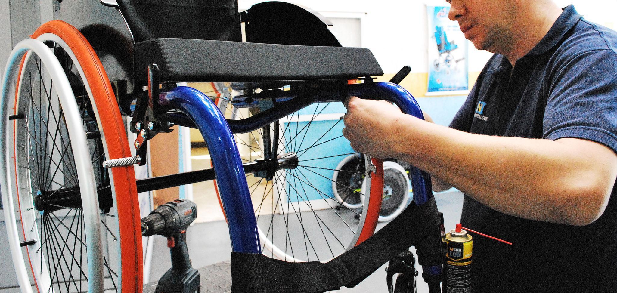 Serviço técnico de cadeiras de rodas